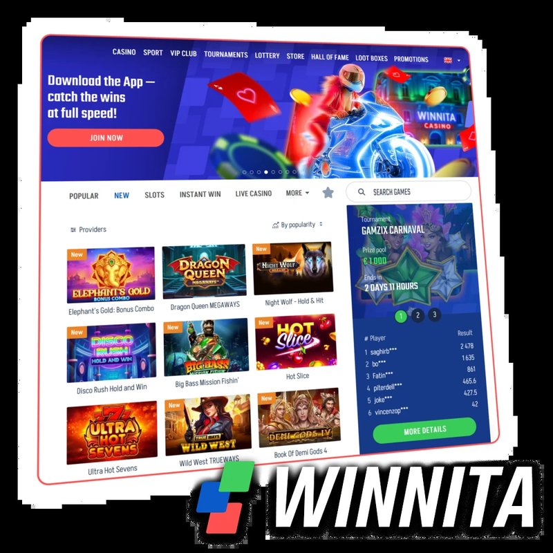 Scopri winnita slot